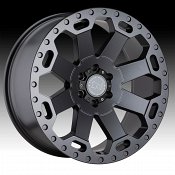 Black Rhino Warlord Matte Gunmetal Custom Truck Wheels